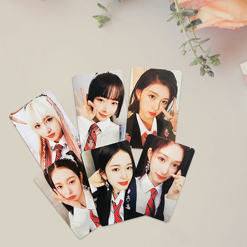 Set 6 Tấm Thẻ Hình Lomo Các Thành Viên Nhóm Nhạc Kpop IVE