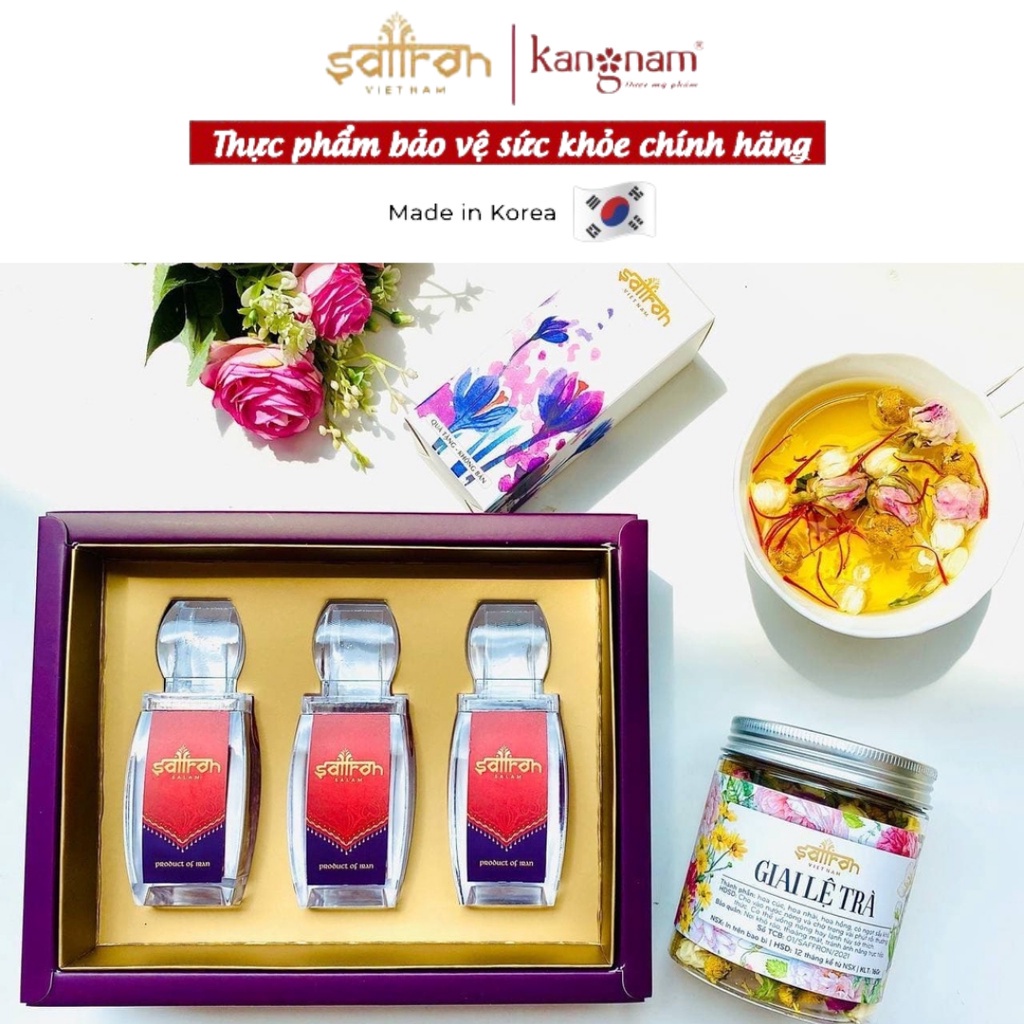 Set Quà Tết Saffron SALAM 3gr Hàng Nhập Khẩu Chính Hãng Iran