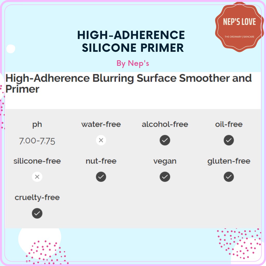 Kem lót dưỡng ẩm High-Adherence Silicone Primer_THE ORDINARY (BILL CANADA) 30ML | BigBuy360 - bigbuy360.vn