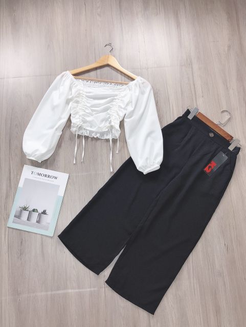 Quần ống rộng vải mát lên phôm cực sang chảnh | BigBuy360 - bigbuy360.vn