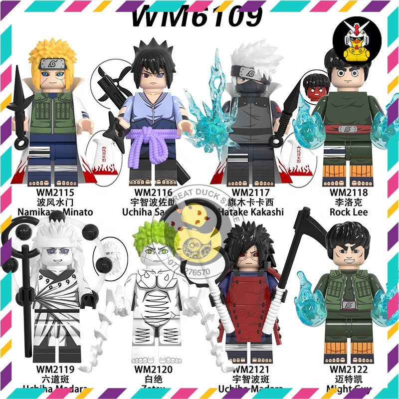 Combo Mô Hình Naruto Đồ Chơi Lắp Ráp Nhân Vật Truyện Tranh Naruto WM6105 WM6106 WM6107 WM6108 WM6109 KDL811 KDL806