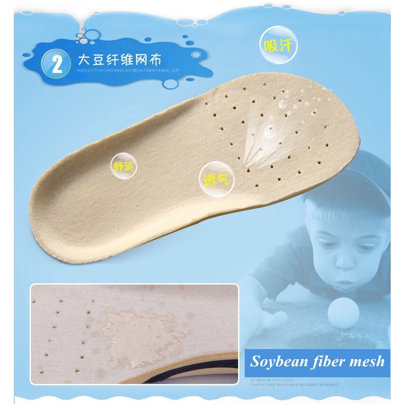 1 Cặp Miếng Lót Giày Hỗ Trợ Chăm Sóc Bàn Chân Cho Trẻ Em