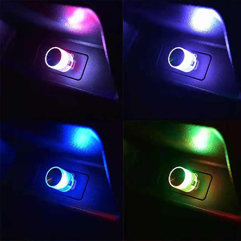 Đèn LED USB mini SEAMETAL trang trí nội thất xe hơi tiện dụng