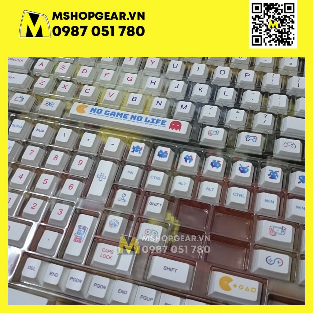 Keycap Gamers thick pbt cherry profile dye-sub - Font Gamer - Font thường