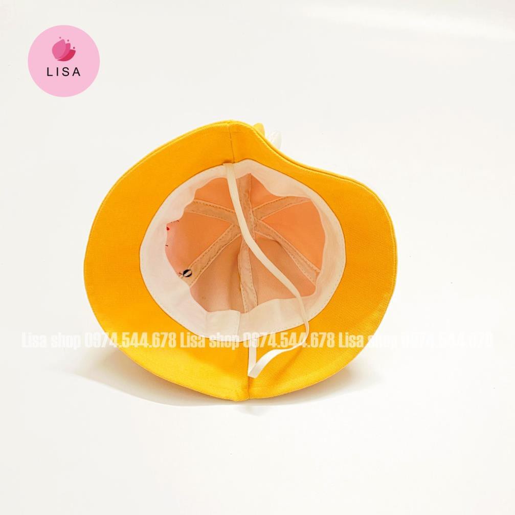 [K ĐẸP HOÀN TIỀN] Mũ Vành Bé Gái, Nón Tai Bèo Bé Gái Có Tai Đáng Yêu, Vải Mềm Thoáng Mát Lisa, M61