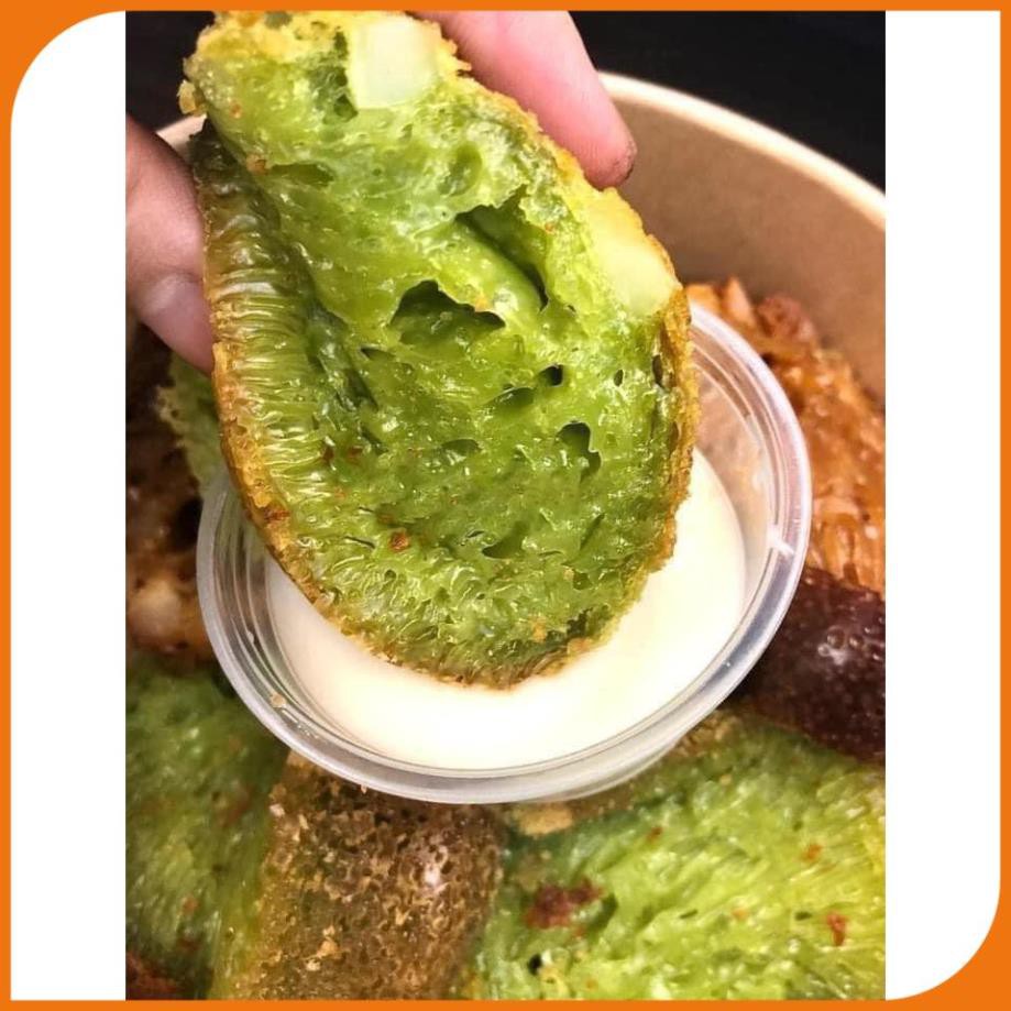 Bánh bò [Ship nội thành HN] Bánh bò nướng rễ tre Hộp mix 2 vị [ Hana Food ]