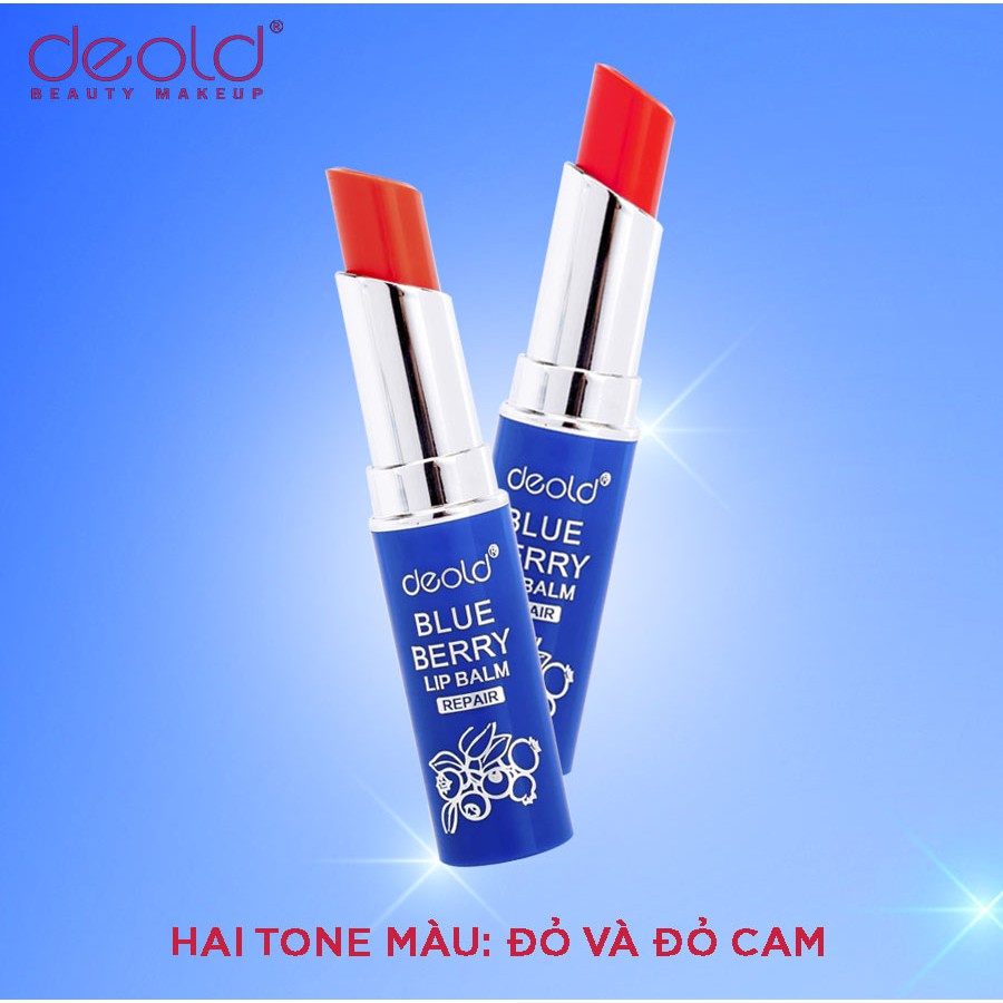 Son Việt Quất Dưỡng Hồng Môi, Khử Thâm. Son Dưỡng Khử Thâm Deold 3.3g