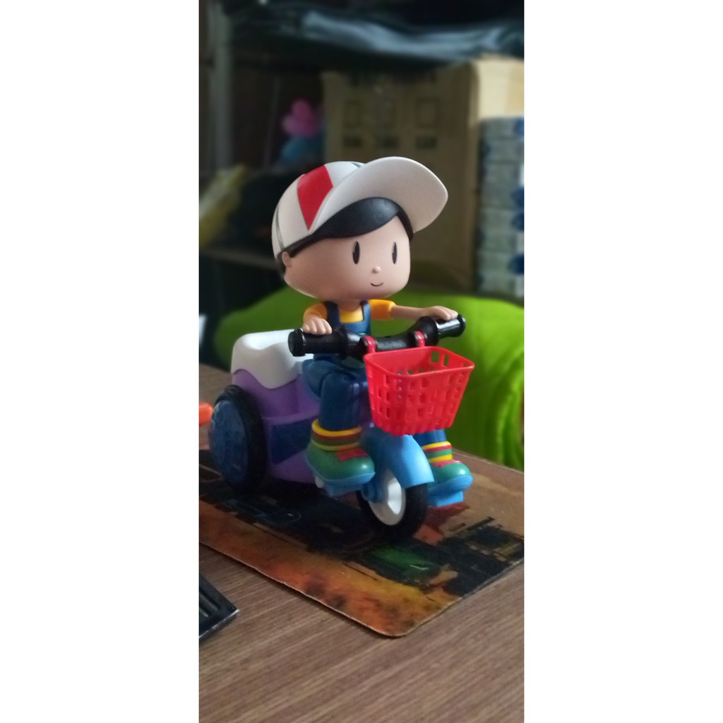 Đồ chơi cậu bé shiper đi xe đạp siều quậy