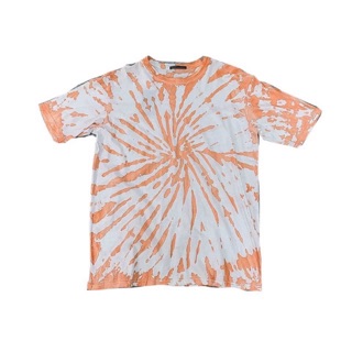 Tie dye orange waxed