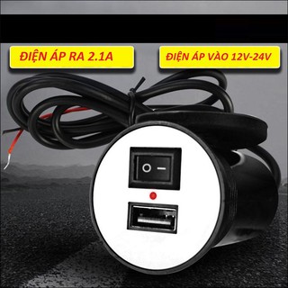 [DEAL HOT]Cóc sạc USB 5V-2.1A sạc điện thoại NETPOR lắp xe máy