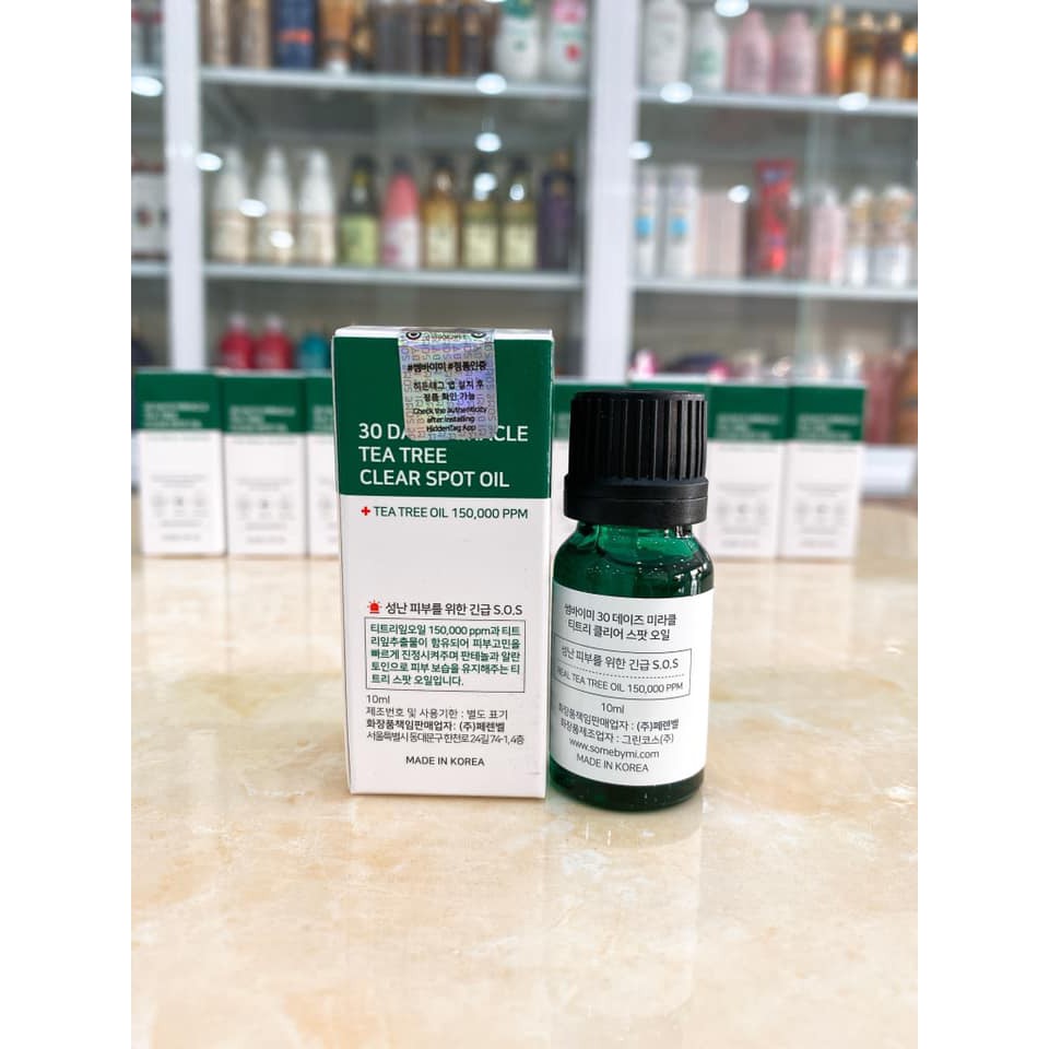 Tinh Dầu Tràm Trà Some By Mi 30 Days Miracle Tea Tree Clear Spot Oil 10ml