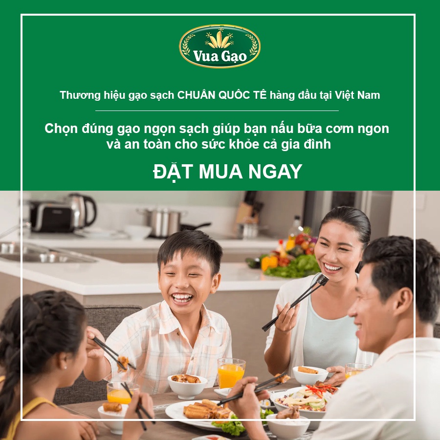 [MUA 3 TẶNG 25K] Combo Gạo Hương Việt + Gạo Thơm Làng Ta - Chính Hãng Vua Gạo - Túi 5kg (Cam kết date mới)