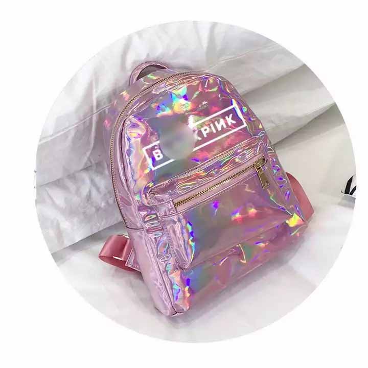 Balo hologram Blackpink Lisa Jisoo Jennie Rose balo đựng đi học, tiện dụng, thiết kế thông minh, phù hợp nam nữ