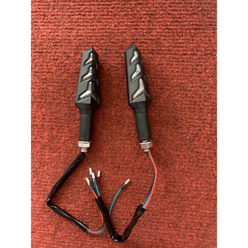 Cặp xi nhan led chạy 2 mặt dành cho xe máy, nhiều màu sắc