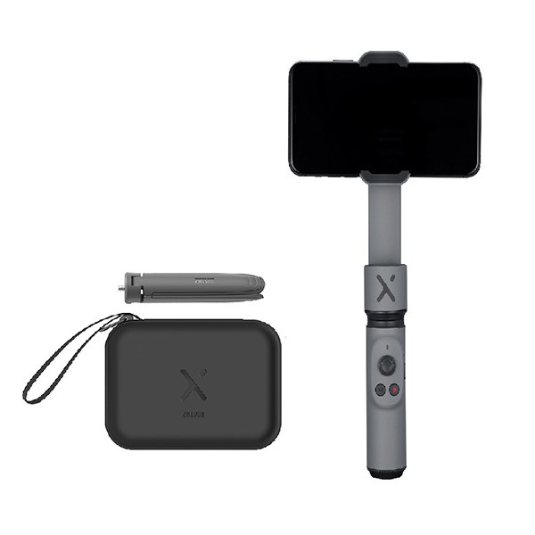 Gimbal cầm tay chống rung cho điện thoại Zhiyun Smooth X Combo - Màu xám đen, Chính hãng