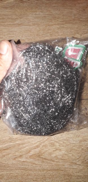 Miếng cước inox dùng vệ sinh bếp đa năng hình cá heo