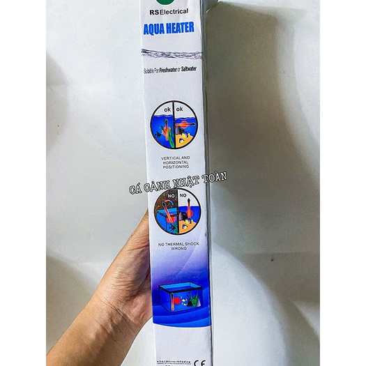 SƯỞI BỌC NHỰA SƯỞI ẤM CHO BỂ CÁ CẢNH RS ELECTRICAL AQUA HEATER