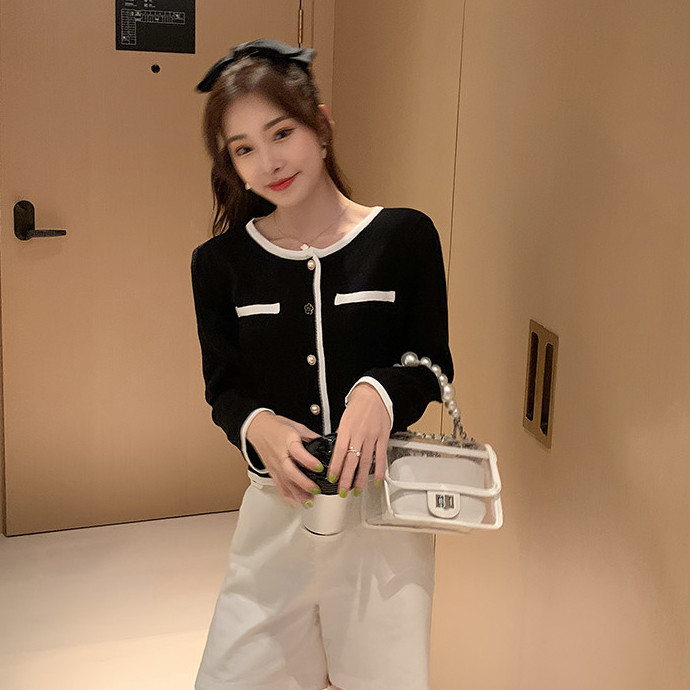 Áo Kiểu Dệt Kim Phong Cách Hàn Quốc Dành Cho Nữ