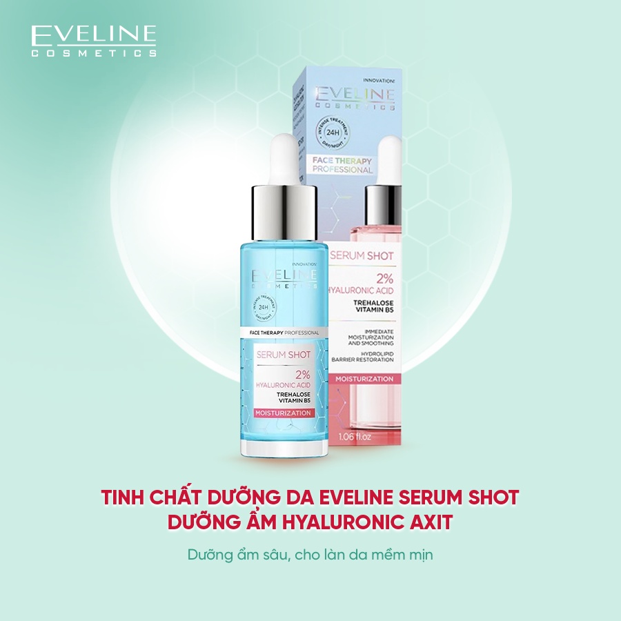 Tinh chất dưỡng da Eveline Serum dưỡng ẩm Hyaluronic axit 30ML