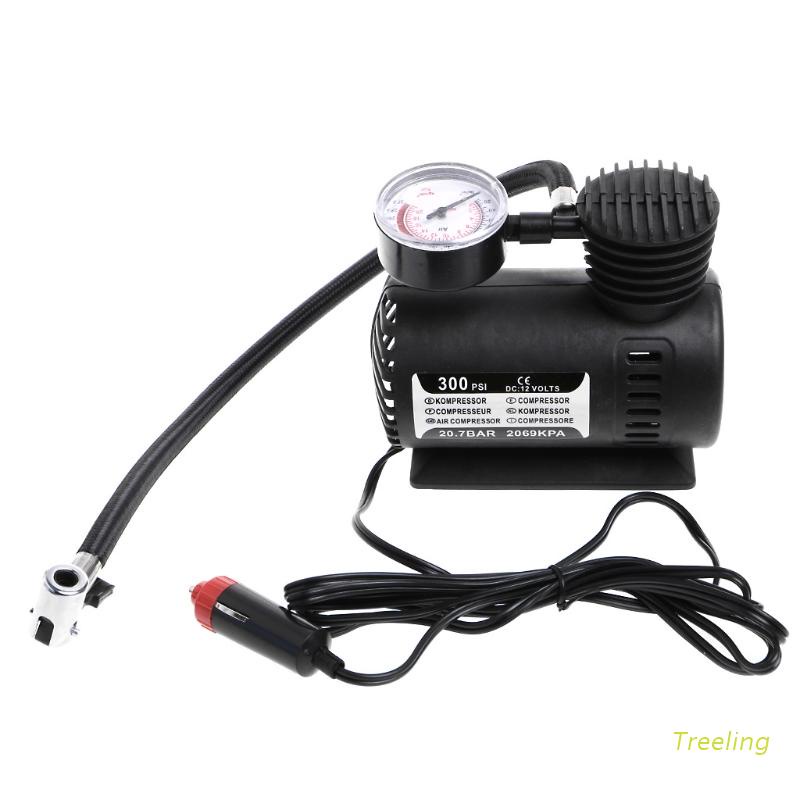 Máy Bơm Lốp Xe Mini Treeling 300 PSI 12V