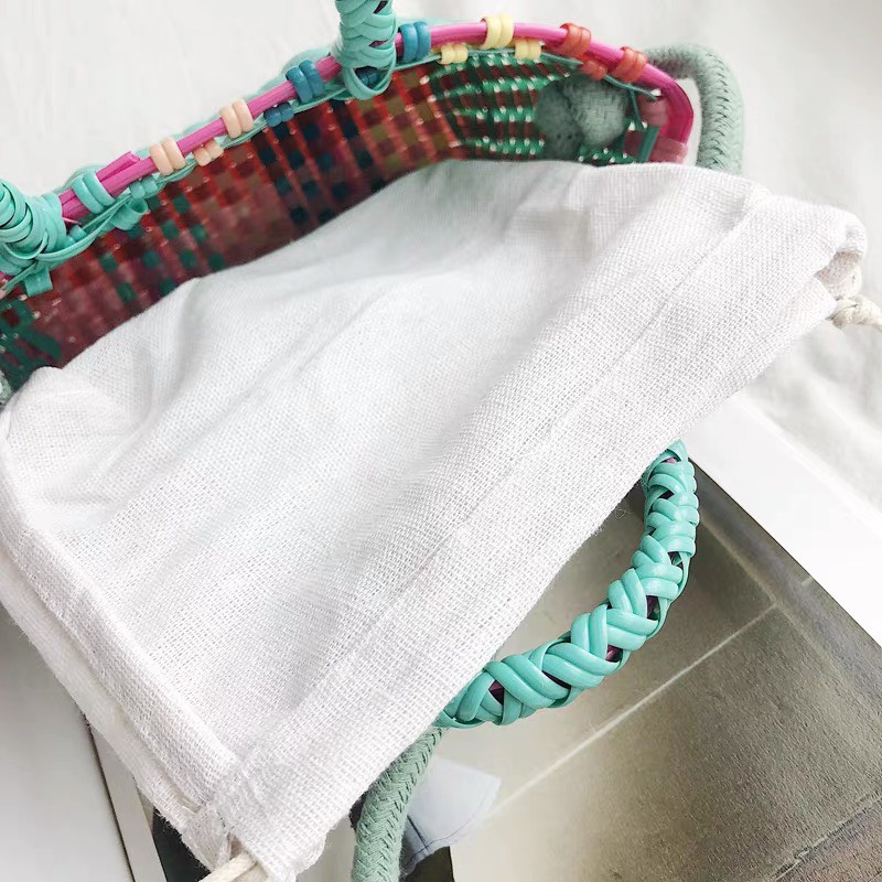 Túi Cói Đan Lát Chất Liệu PVC Bền Bỉ