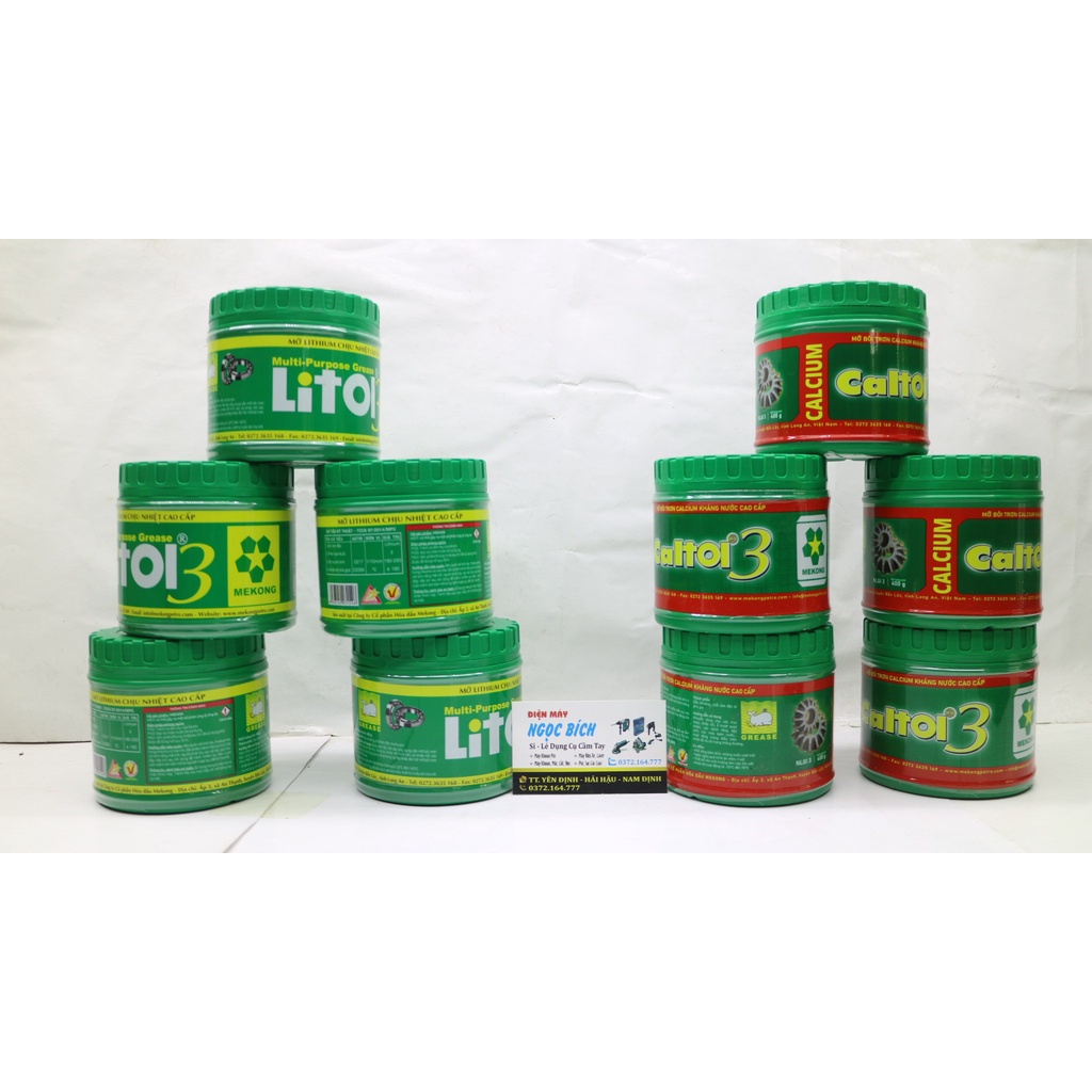 Mỡ bò chịu nhiệt Litol 400G - chịu nước Catol