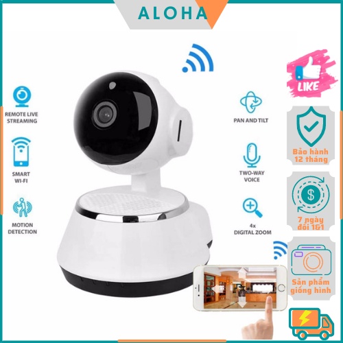 Camera wifi giám sát V380 Pro Kaw, Camera mini không dây kết nối điện thoại, đàm thoại 2 chiều, hồng ngoại quay ban đêm | BigBuy360 - bigbuy360.vn