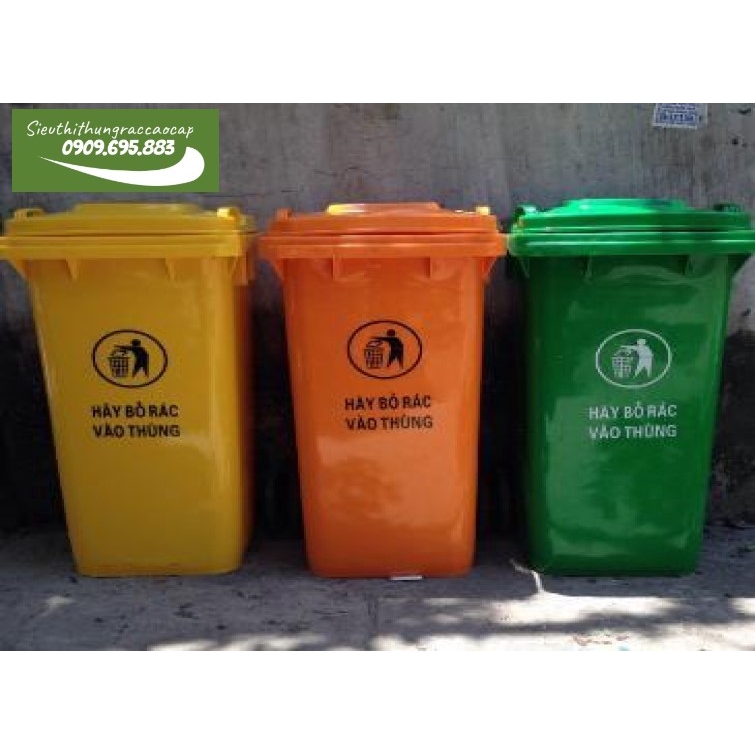 Thùng rác nhựa công cộng 240L