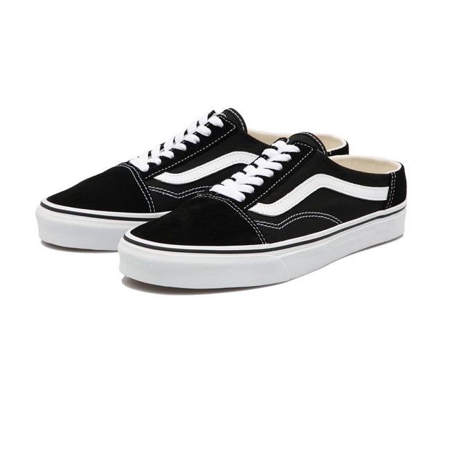 Giày Vans Old Skool Mule Black/White - VN0A3MUS6BT