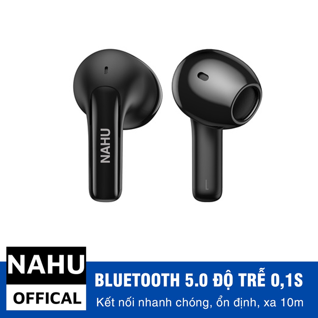 Tai Nghe Bluetooth AP3 Màu Đen Chính Hãng NAHU Không Dây Gaming Baseus Samsung Xiaomi Sony Jbl Ko Dây Nhét Tai Chụp Tai