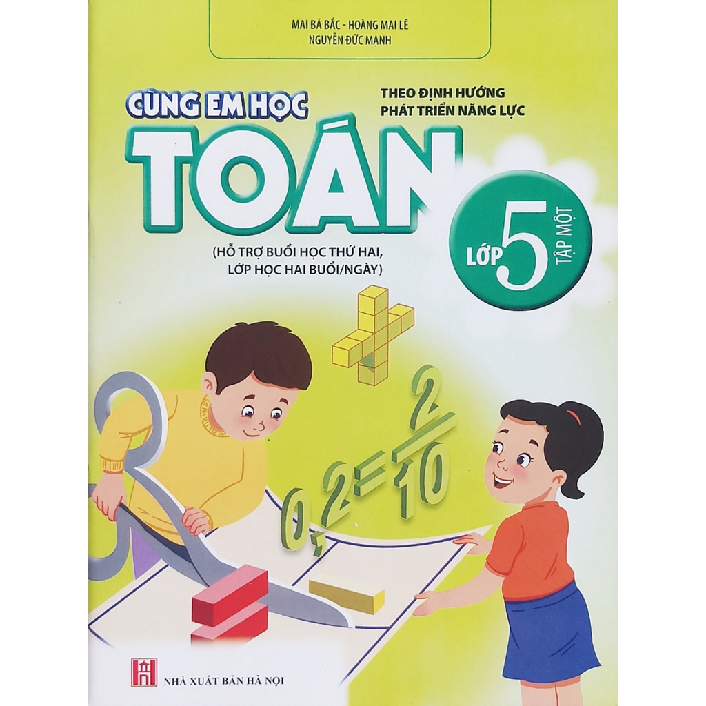 Sách - Combo Cùng Em Học Toán Lớp 5 (Tập 1 + Tập 2)