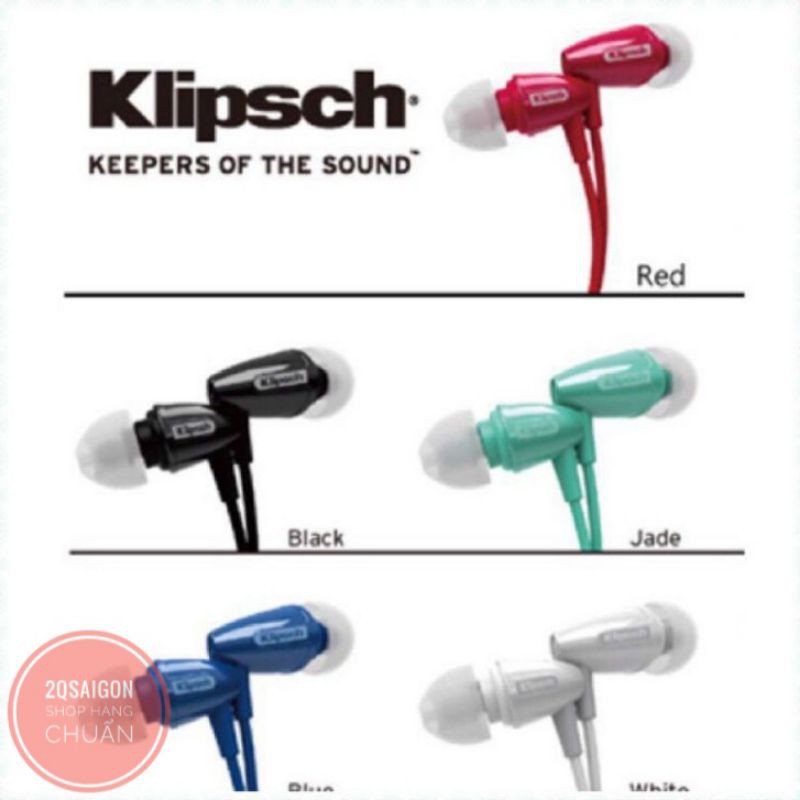 Tai nghe Klipsch S3M in-ear, Jack 3.5mm