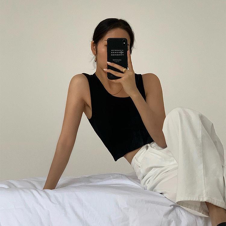 Áo Thun Ba Lỗ Mỏng Dáng Ôm Thời Trang Năm 2021 Hàng Mới Dành Cho Nữ