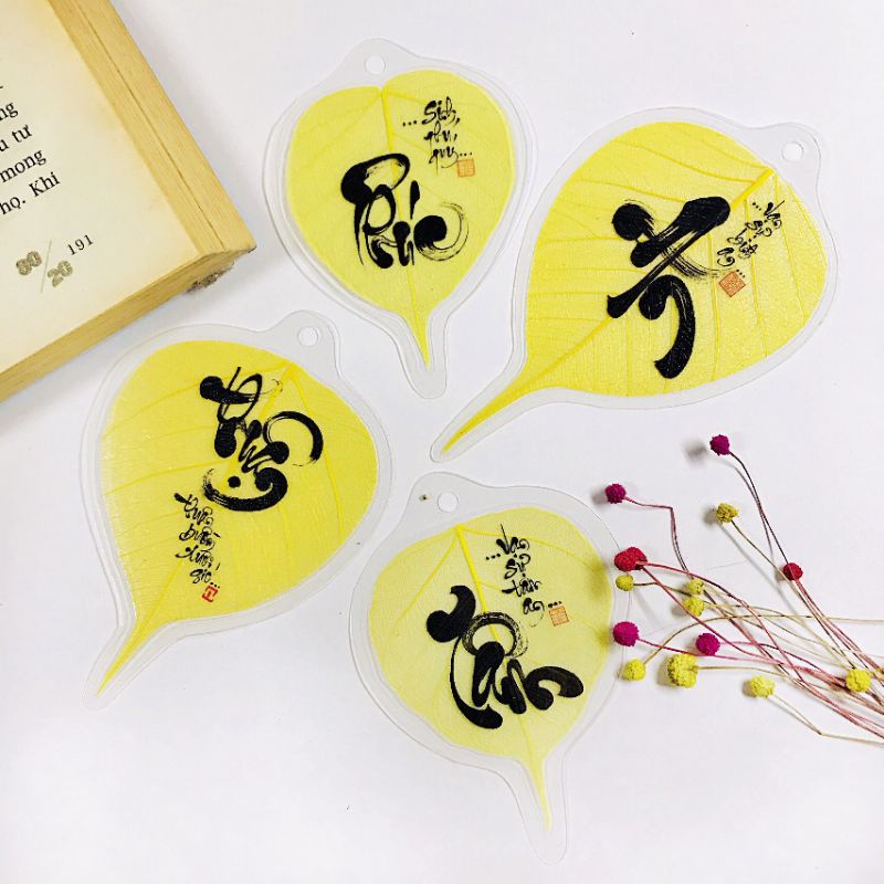 Lá Bồ Đề Combo 10/15/20/50 lá Thư Pháp (Giá Sỉ)