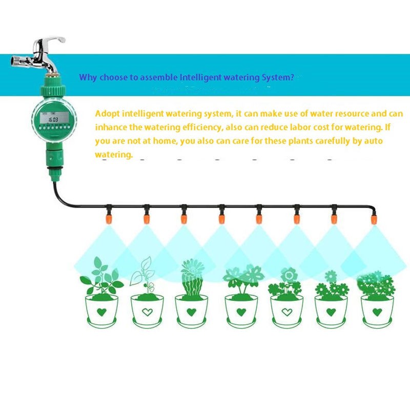 Bộ Hệ Thống Tưới Nước Vườn Cây Thông Minh