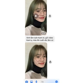 [ PHỦ BONG ] ( MUA 1 TẶNG 1 ) Thuốc nhuộm tóc XANH RÊU
