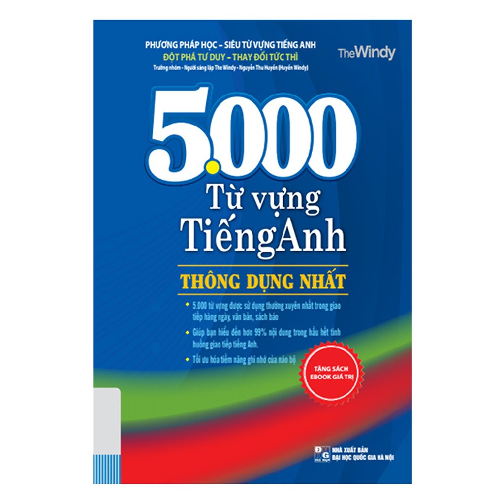 Sách 5000 Từ Vựng Tiếng Anh Thông Dụng Nhất (Tái Bản)