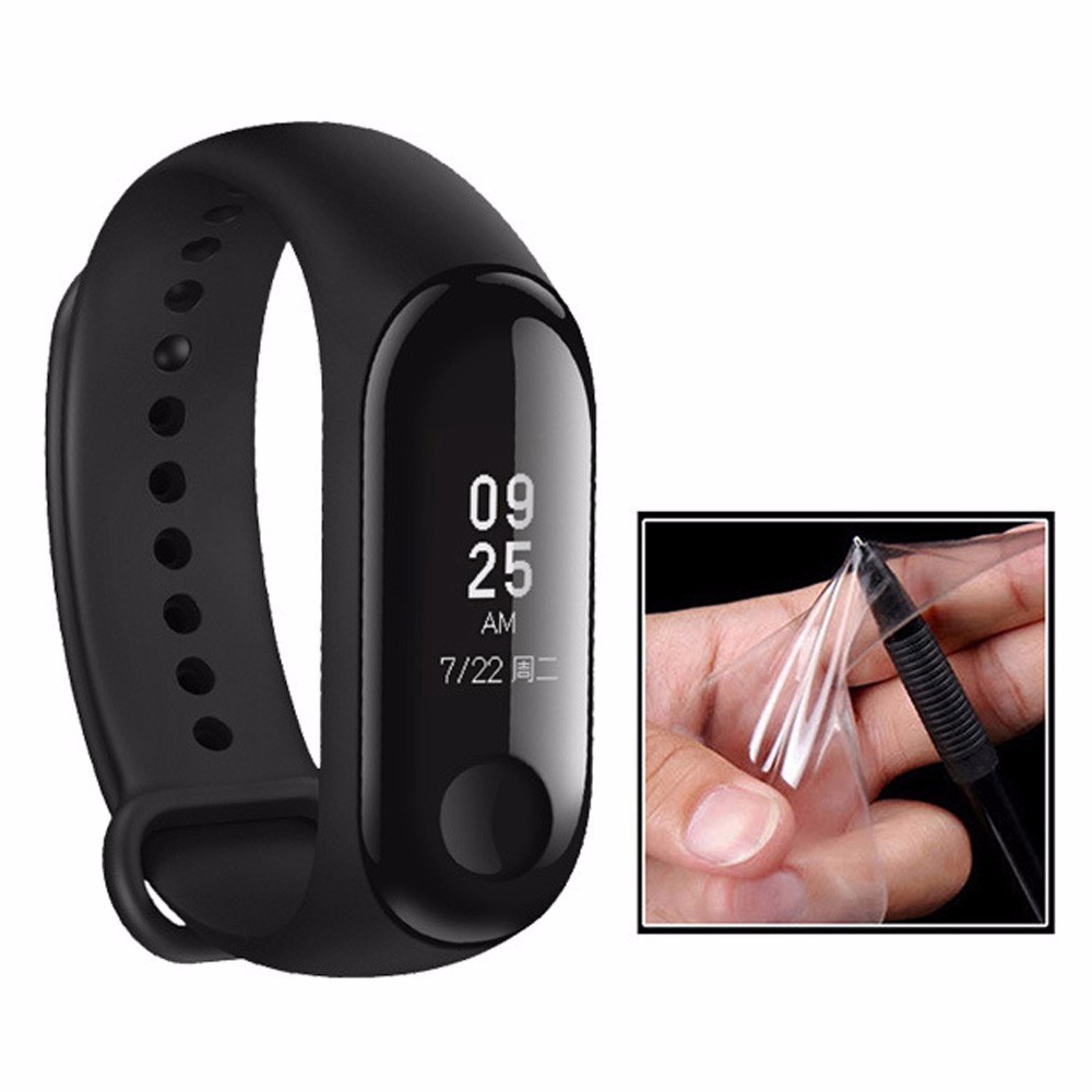 Miếng Dán Màn Hình Hd Tpu Chống Trầy Bảo Vệ Màn Hình Hd Cho Xiaomi 3 Mi Band 3