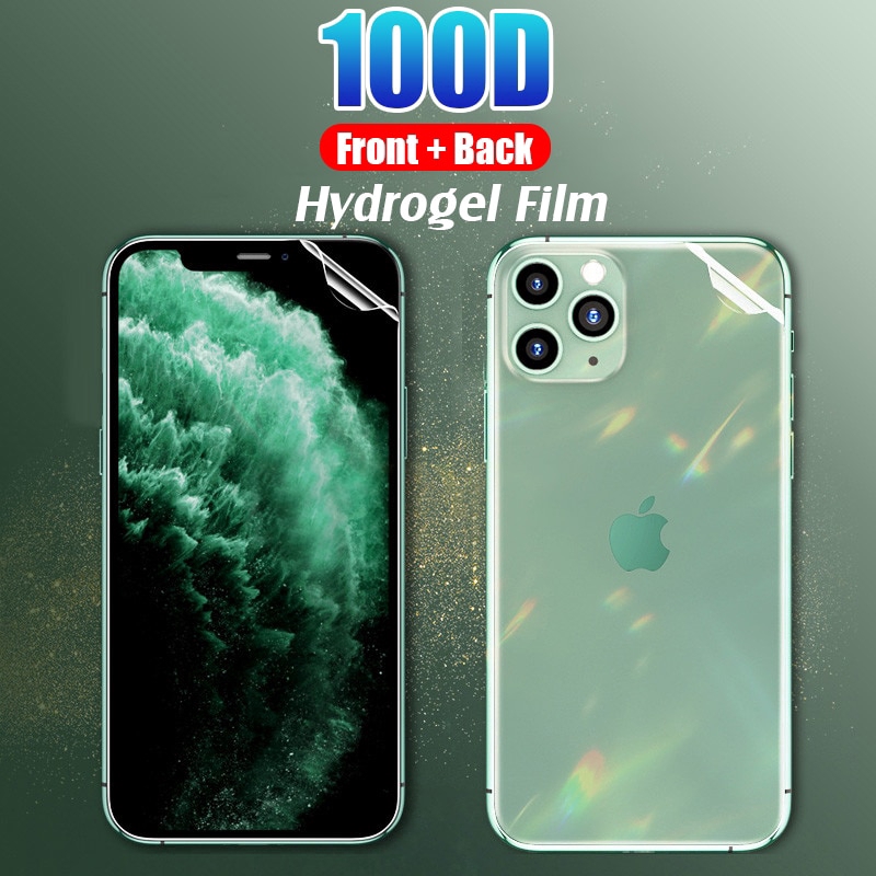 Phim Dán Bảo Vệ Màn Hình Trước/Sau Tùy Chọn Cao Cấp Cho Iphone 11 Pro Max X Xr Xs 6 6s 7 8 Plus