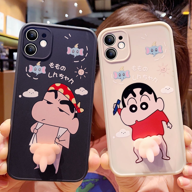 Ốp Điện Thoại Nhựa PP In Hình Cậu Bé Bút Chì Shin-Chan Cho iPhone 12 11 Promax xsmax 6s 7P 8Plus