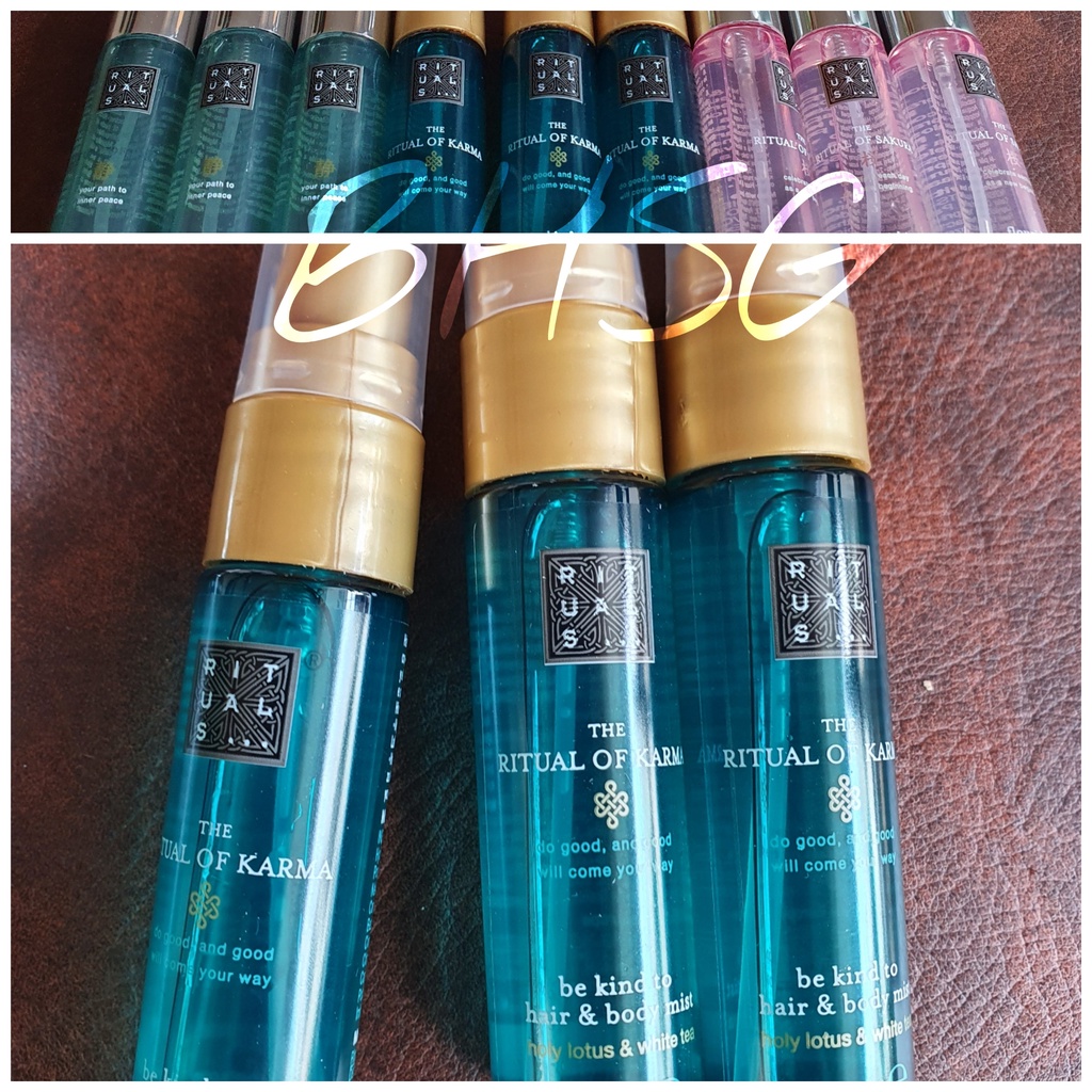 Tinh dầu thơm tóc & cơ thể Rituals Hair & Body Mist  size 20ml - travel