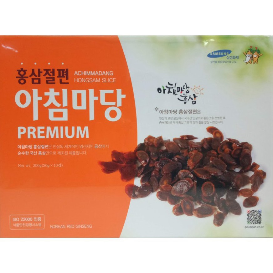 Hồng Sâm Lát Tẩm Mật Ong Achim Hàn Quốc, Hộp 10 Gói x20gr | BigBuy360 - bigbuy360.vn