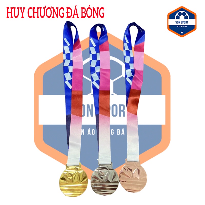 Huy Chương Bóng Đá để trao giải, lưu niệm bạc, đồng, vàng