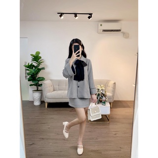 Chân váy hoạ tiết răng sói 1cv052ke lep'