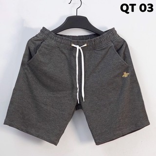 {Hình thạt 100%} Quần short nỉ nam lưng thun thời trang