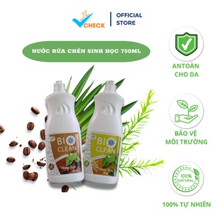 Nước rửa chén sinh học thảo dược Bioclean X2, 750ML