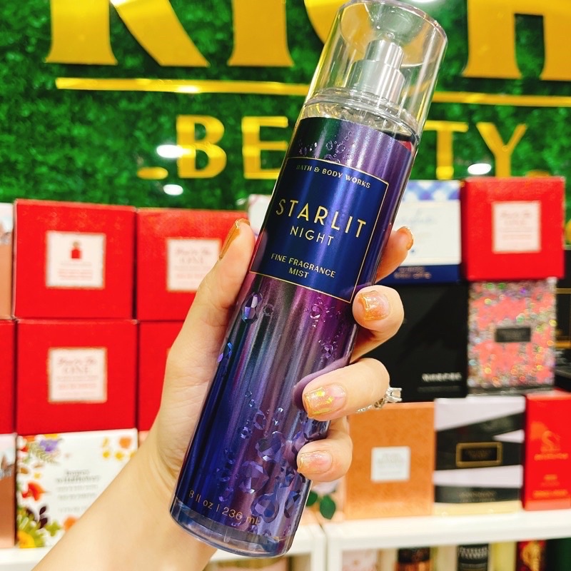 STARLIT NIGHT - Xịt Thơm Dưỡng Thể Toàn Thân Body Mist Bath & Body Works