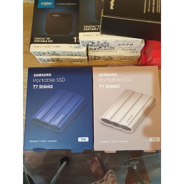 Ổ cứng di động SSD 1TB / 2TB Samsung T7 Shield  - Bảo hành 36 tháng