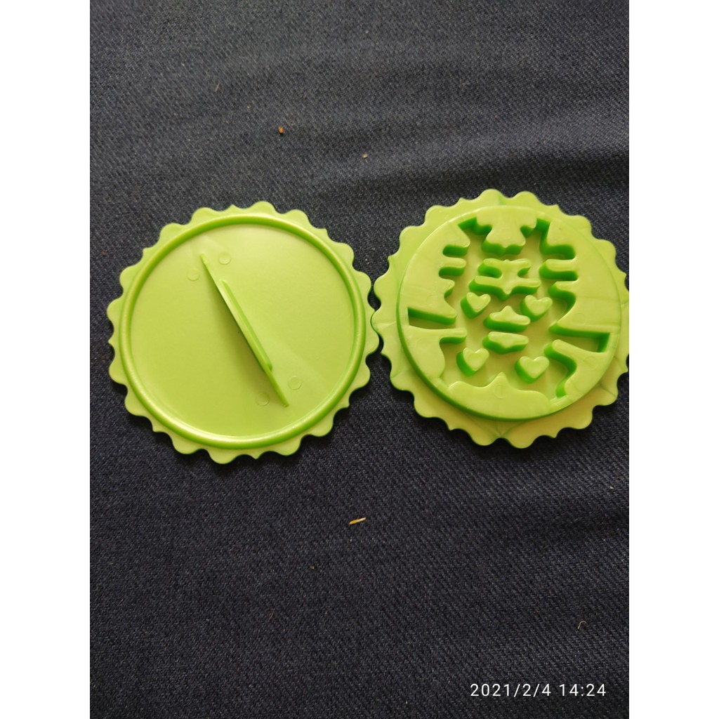 KHUÔN XÔI TRÒN XANH 13 CM HÌNH CHỮ PHƯỚC/LỘC/THỌ/HỶ/HOA SEN