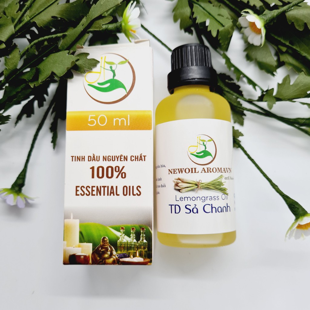 Tinh dầu sả chanh nguyên chất 100% thiên nhiên (10ml-50ml)/ Tinh dầu viện Hàn Lâm